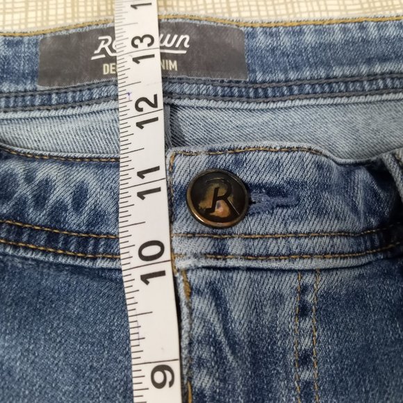 Revtown Decade Denim Taper Jeans Men's Size 34x30 Stretch Blue Medium Wash. - Picture 11 of 12